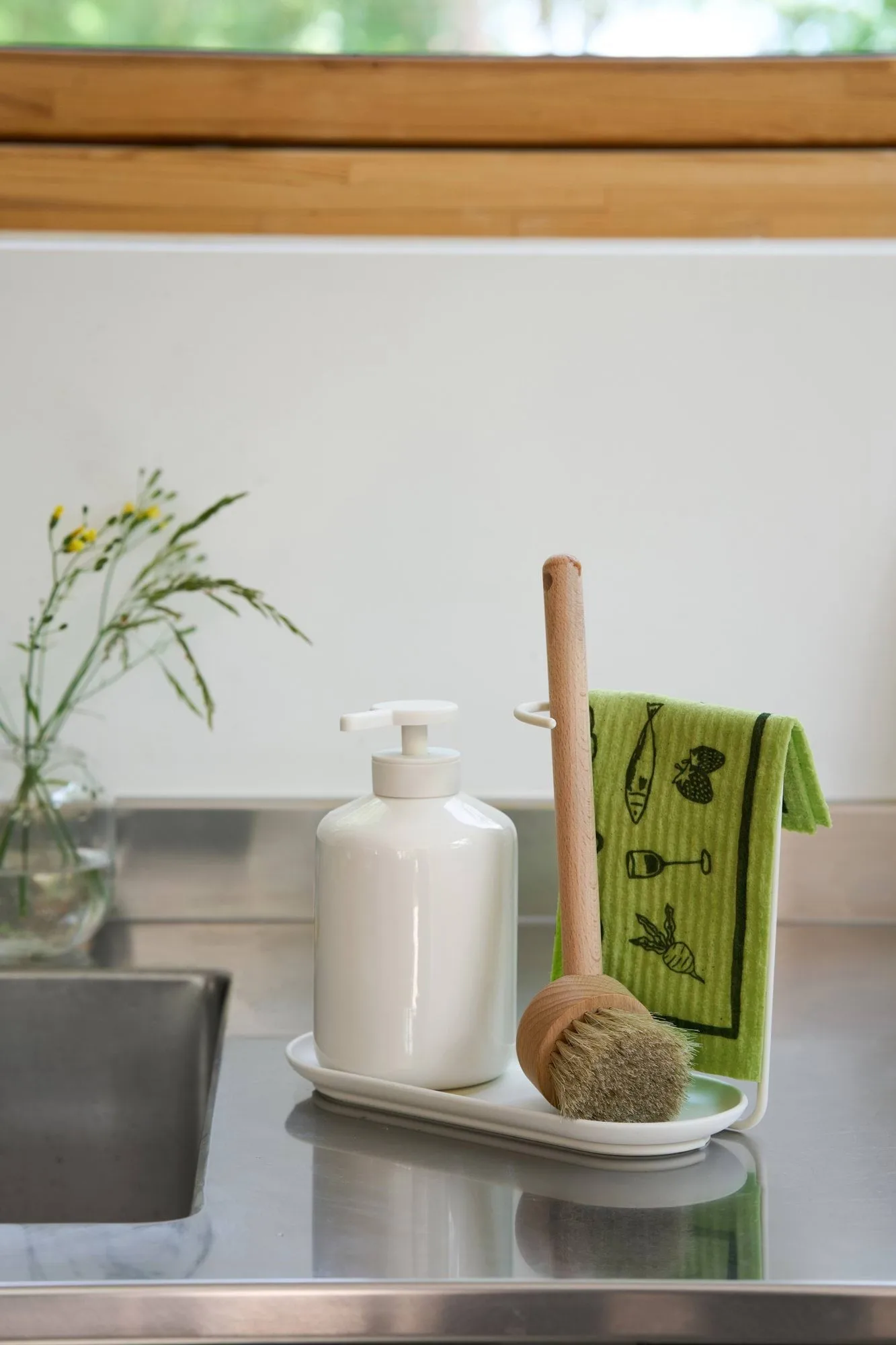 Daily vaatdoek met patroon, Groen, 3-pack Scandi Essentials