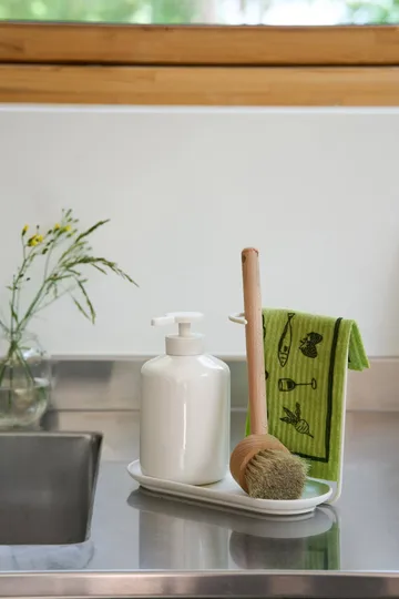 Daily vaatdoek met patroon - Groen, 3-pack - Scandi Essentials