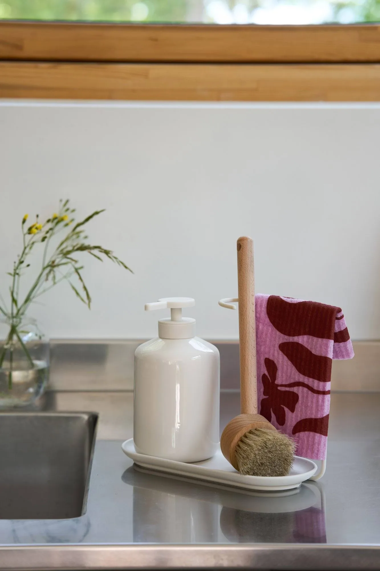 Daily vaatdoek met patroon, Roze, 3-pack Scandi Essentials