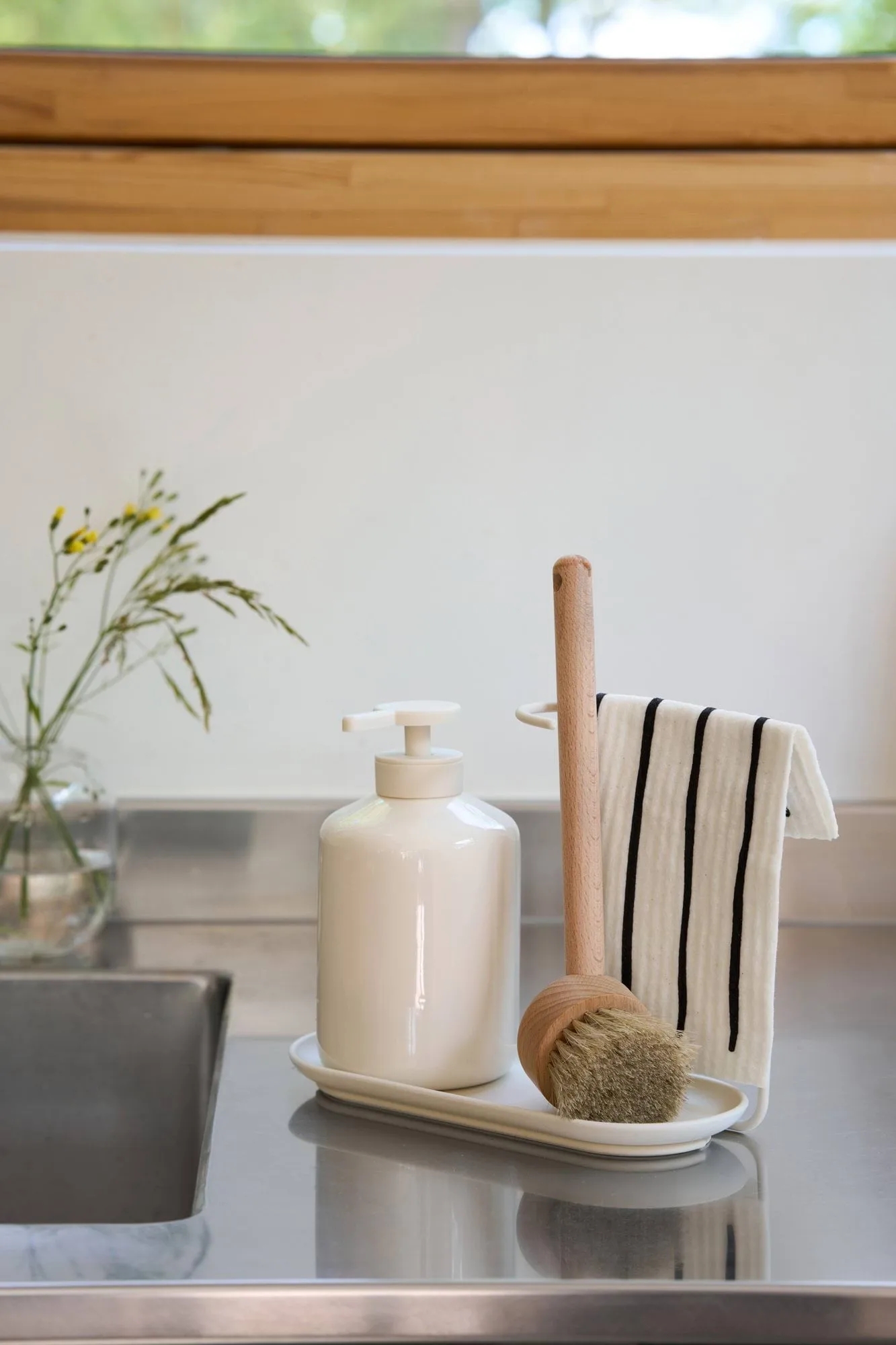 Daily vaatdoek met patroon, Wit, 3-pack Scandi Essentials