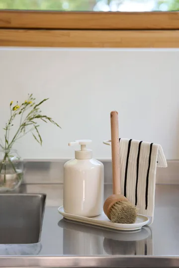 Daily vaatdoek met patroon - Wit, 3-pack - Scandi Essentials
