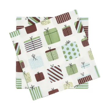 Gift papieren servet - multi, 20-pack, 33x33 cm - Scandi Essentials