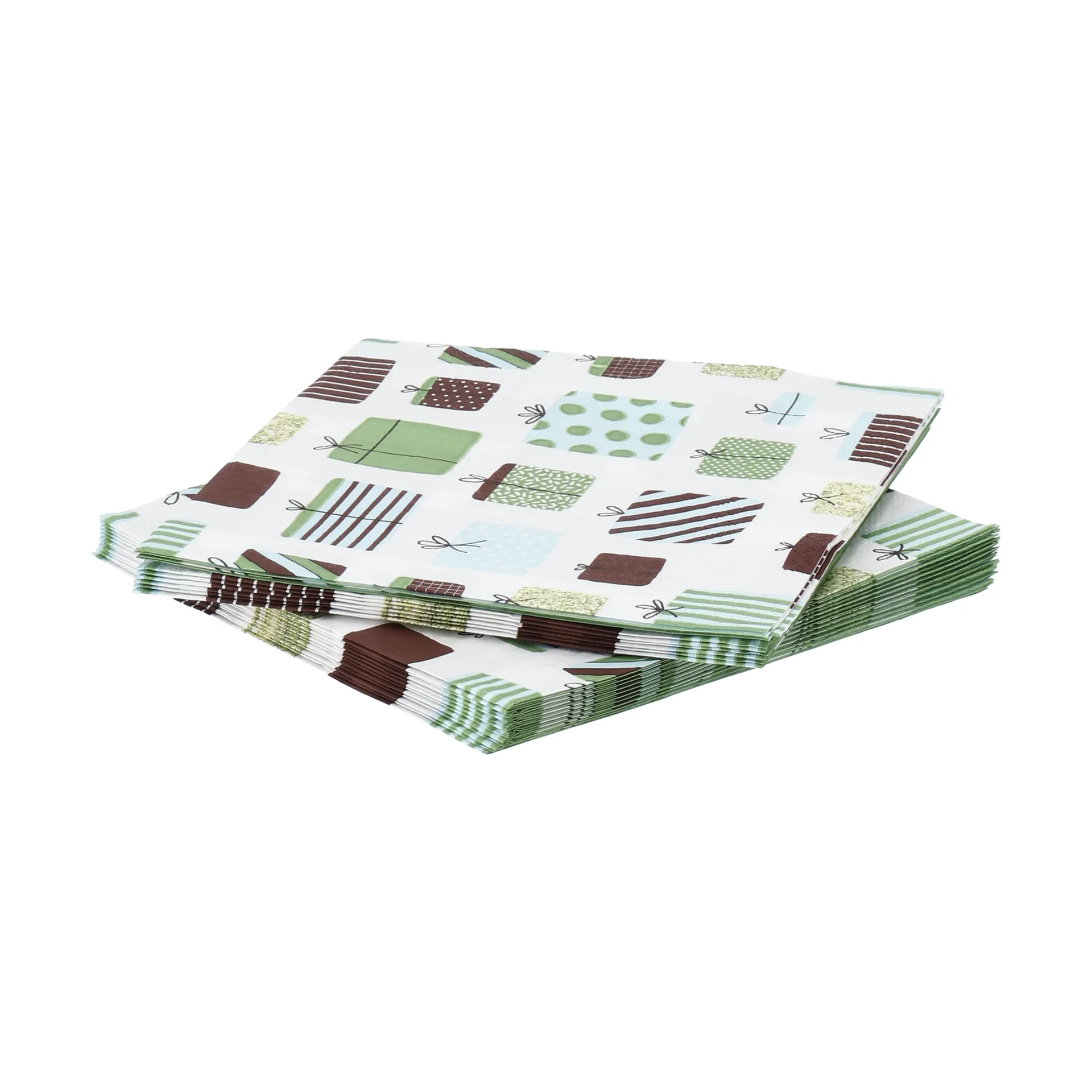Gift papieren servet, multi, 20-pack, 33x33 cm Scandi Essentials