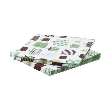 Gift papieren servet - multi, 20-pack, 33x33 cm - Scandi Essentials