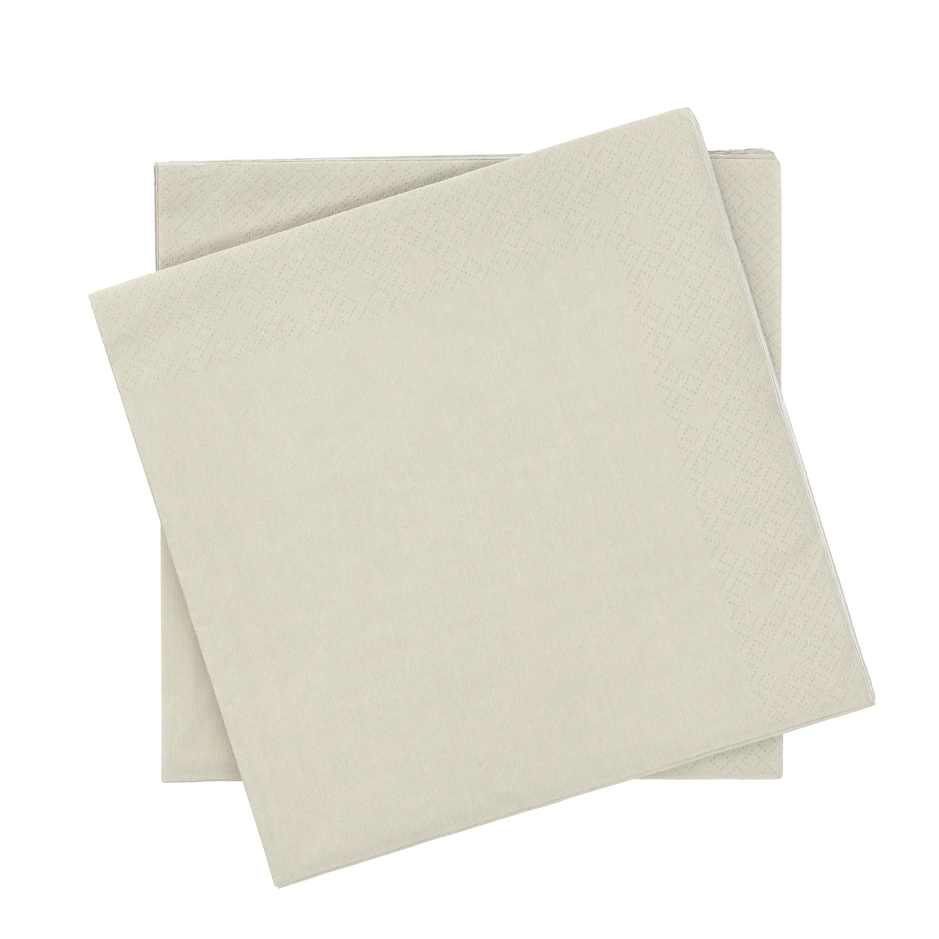 Plain papieren servet, Beige, 20-pack, 40x40 cm Scandi Essentials