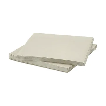 Plain papieren servet - Beige, 20-pack, 40x40 cm - Scandi Essentials