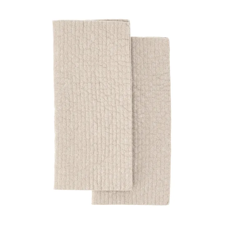 Rinse vaatdoekje - Beige, 2-pack - Scandi Essentials