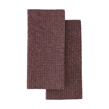 Rinse vaatdoekje - Burgundy, 2-pack - Scandi Essentials