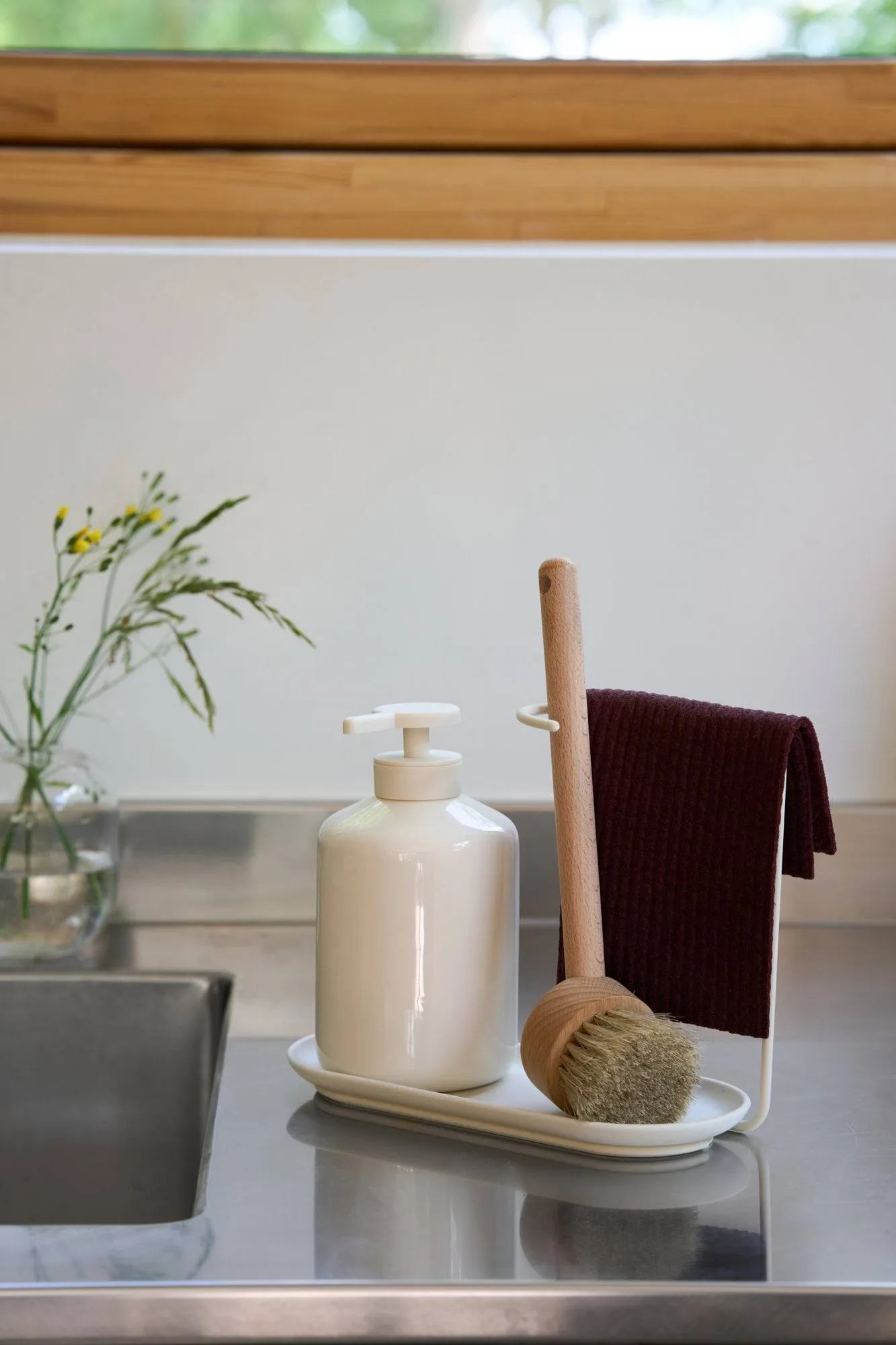 Rinse vaatdoekje, Burgundy, 2-pack Scandi Essentials