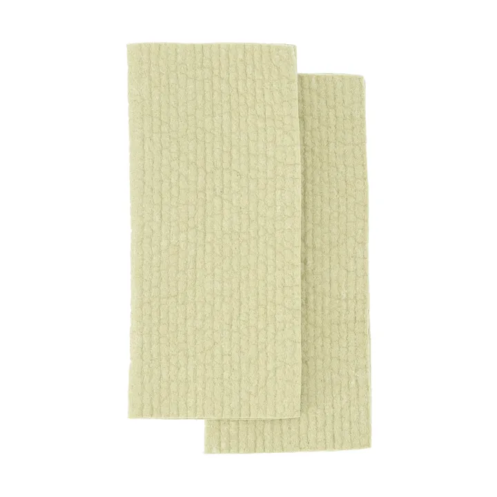 Rinse vaatdoekje - saliegroen, 2-pack - Scandi Essentials