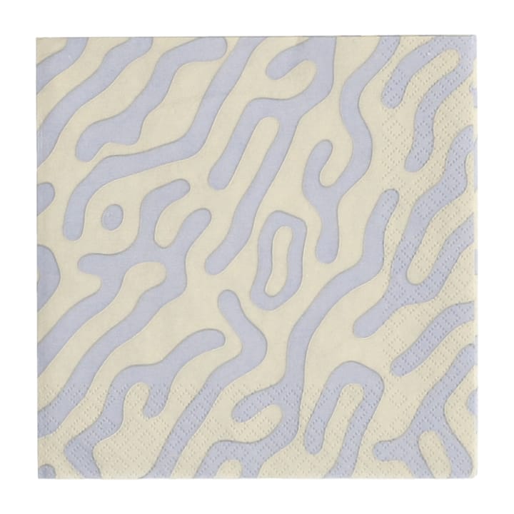 Trace servet 33x33 cm 20-pack - sand-dusty blue - Scandi Essentials