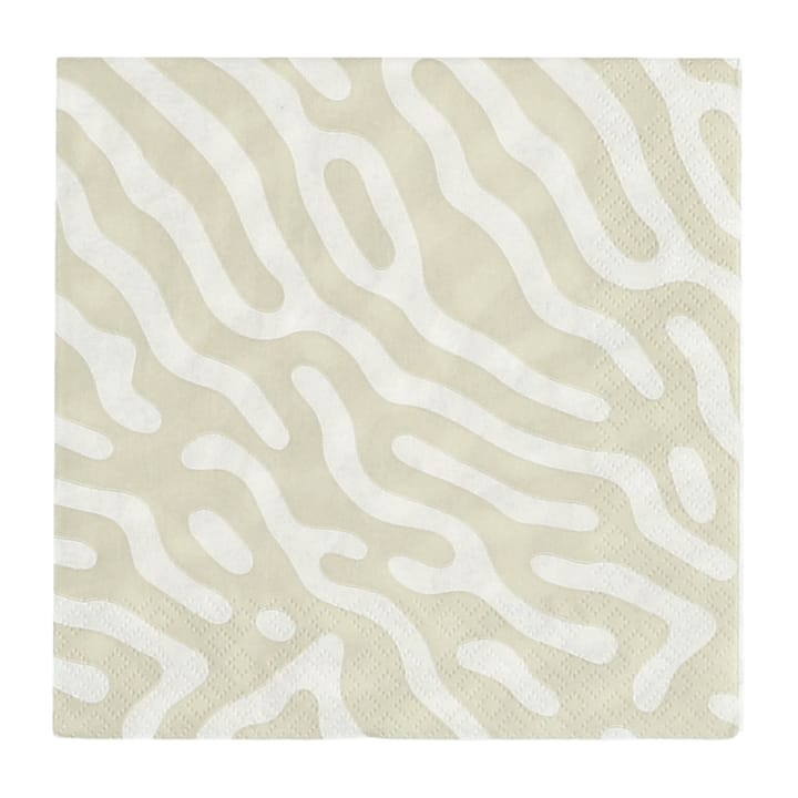 Trace servet 33x33 cm 20-pack - sand-white - Scandi Essentials