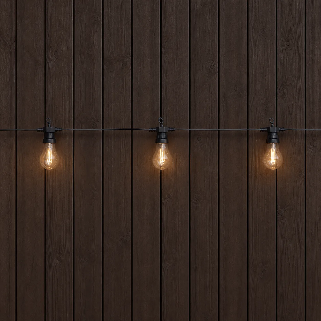 Wisp lichtslinger zwart, 855 cm, 20 lichtjes Scandi Essentials