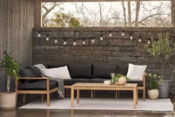 Wisp lichtslinger zwart - 855 cm, 20 lichtjes - Scandi Essentials