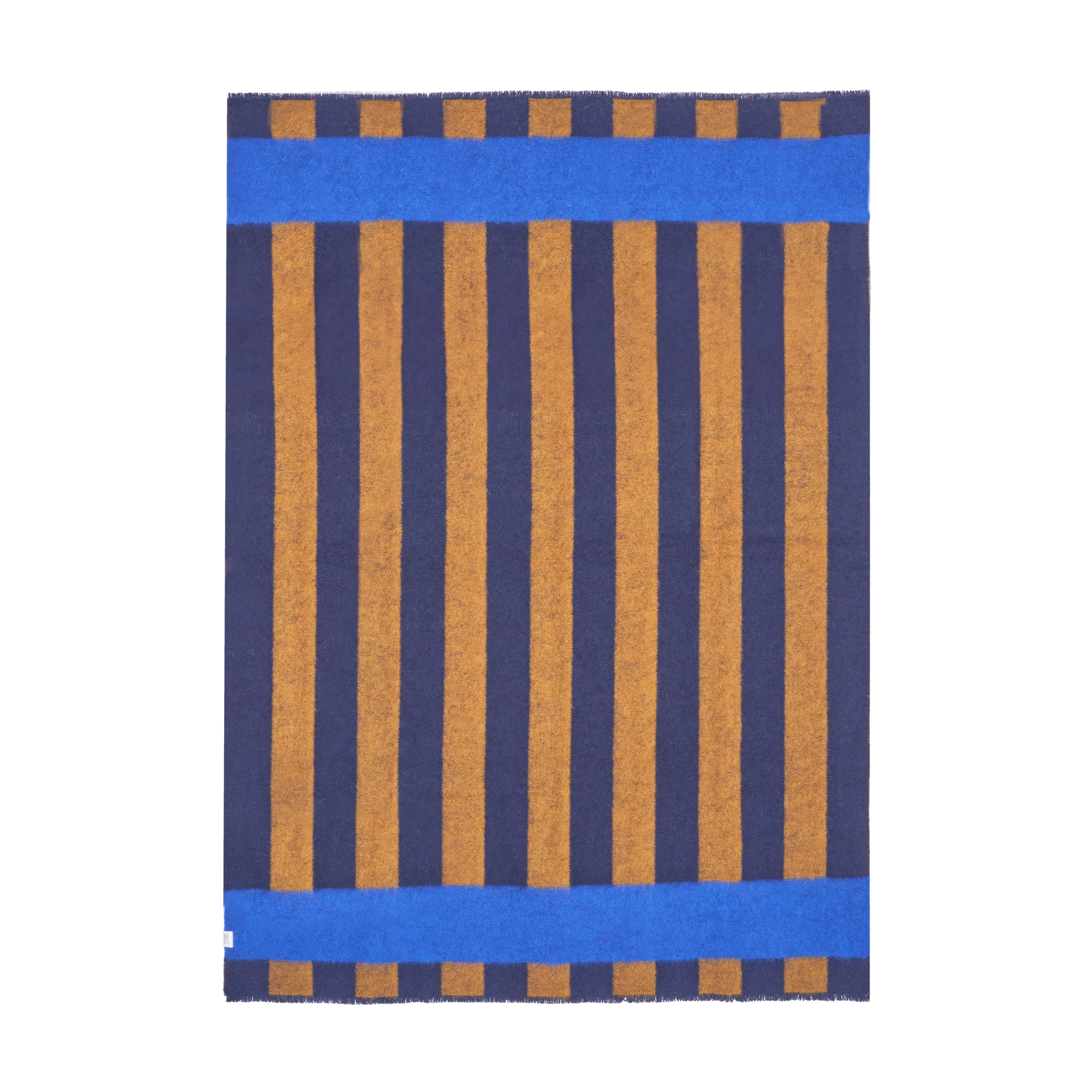 Aisles wollen plaid 130x180 cm, Blauw Scandi Living