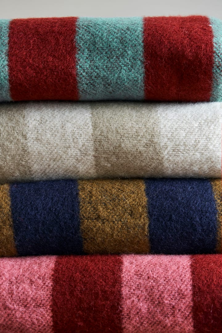 Aisles wollen plaid 130x180 cm, Blauw Scandi Living