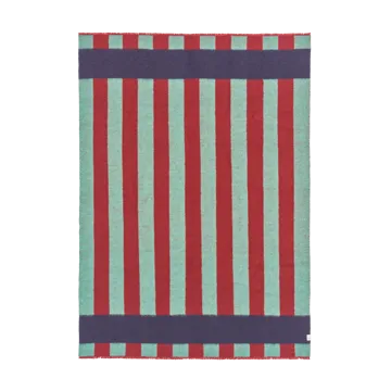 Aisles wollen plaid 130x180 cm - Groen - Scandi Living