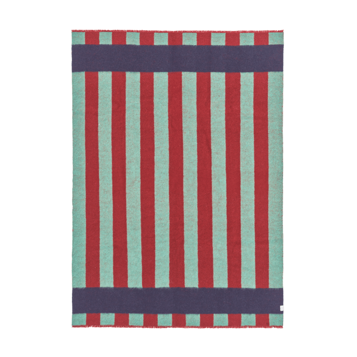 Aisles wollen plaid 130x180 cm - Groen - Scandi Living