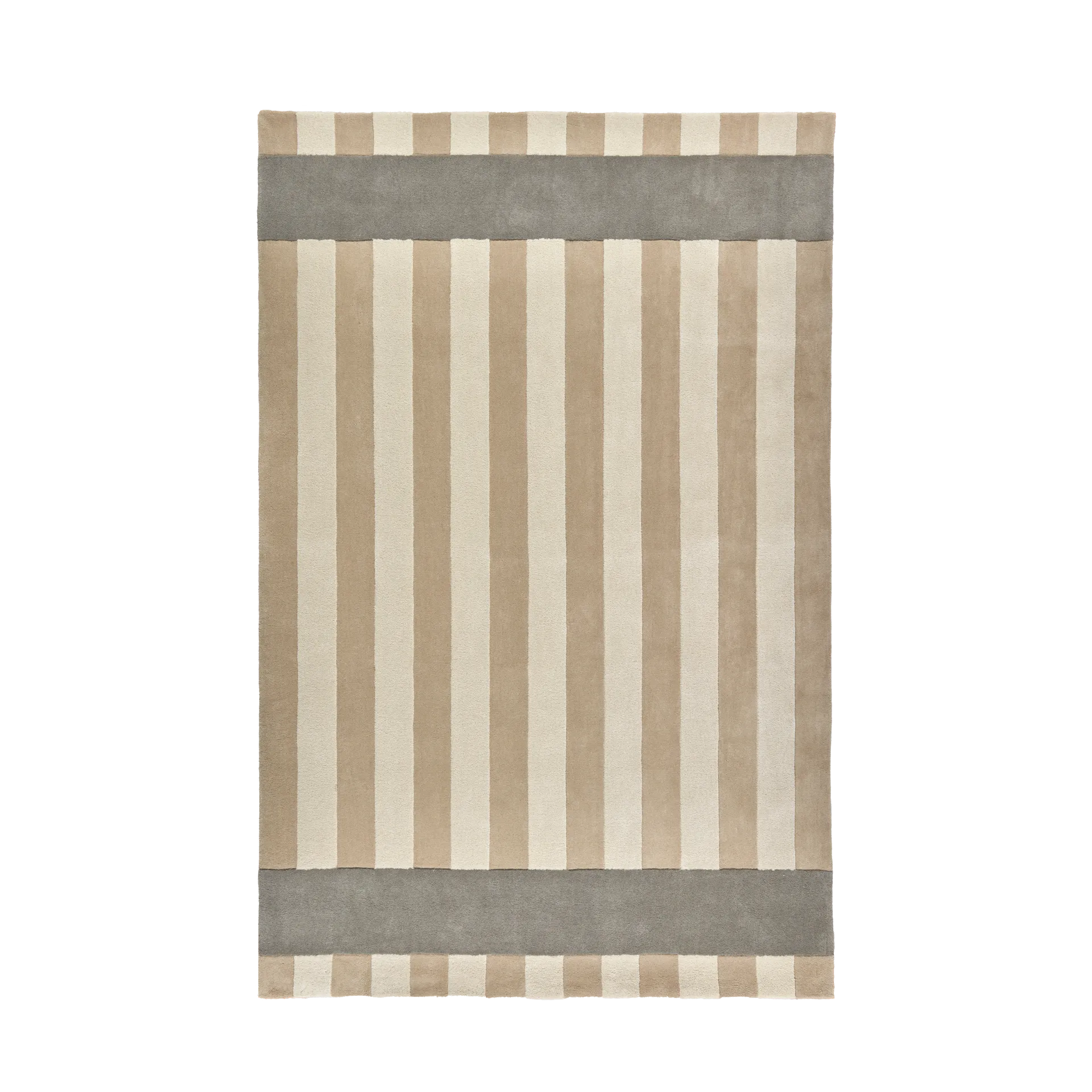 Aisles wollen vloerkleed, Beige, 170x240 cm Scandi Living