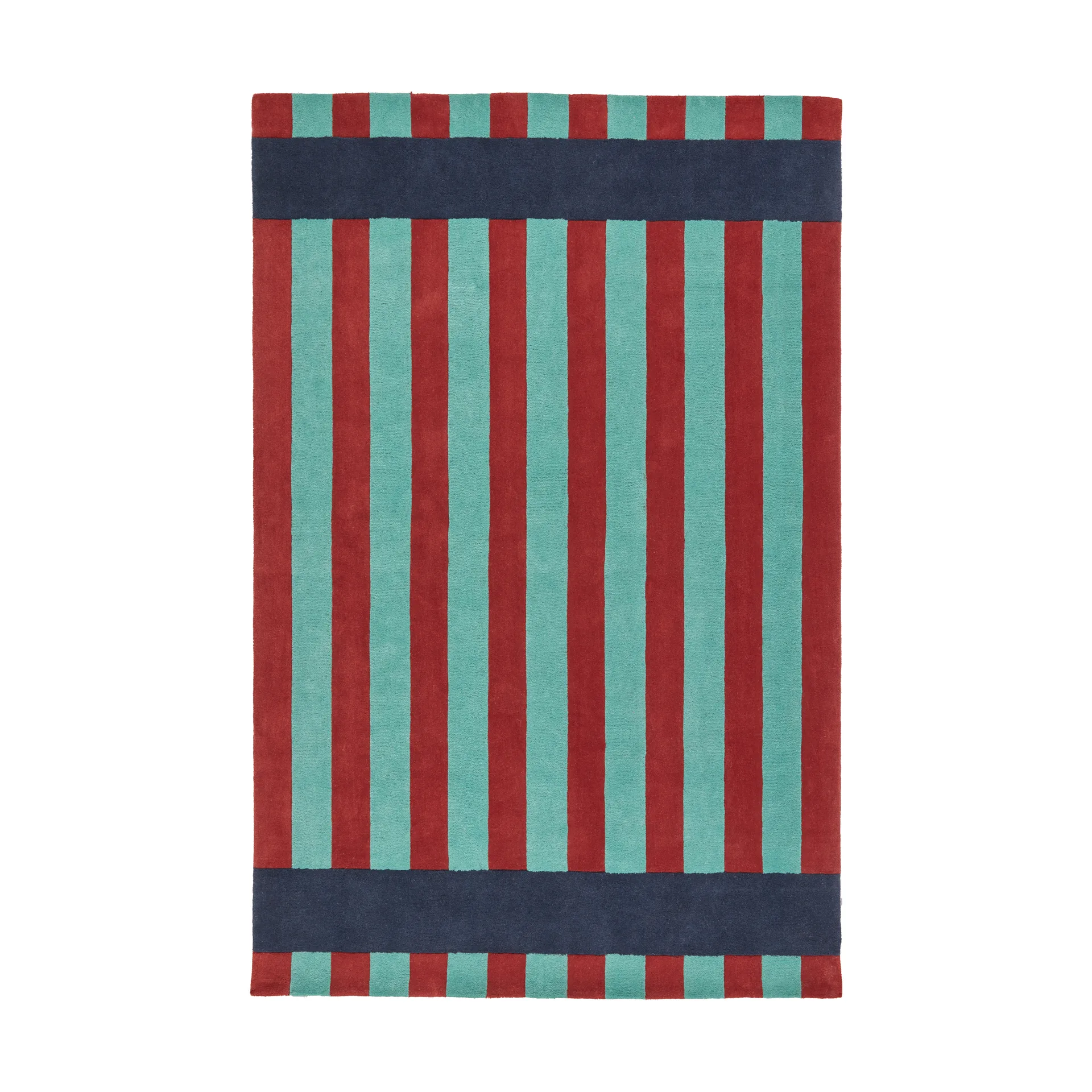 Aisles wollen vloerkleed, Groen, 200x300 cm Scandi Living