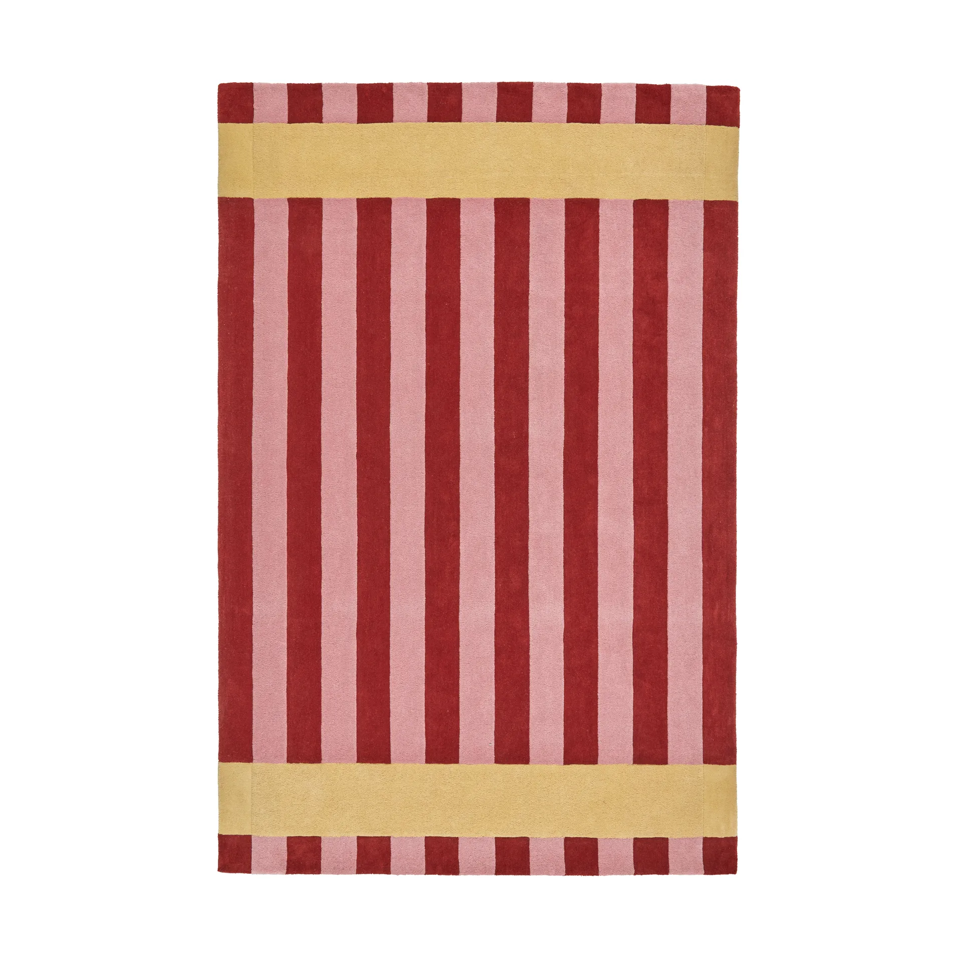 Aisles wollen vloerkleed, Rood, 200x300 cm Scandi Living