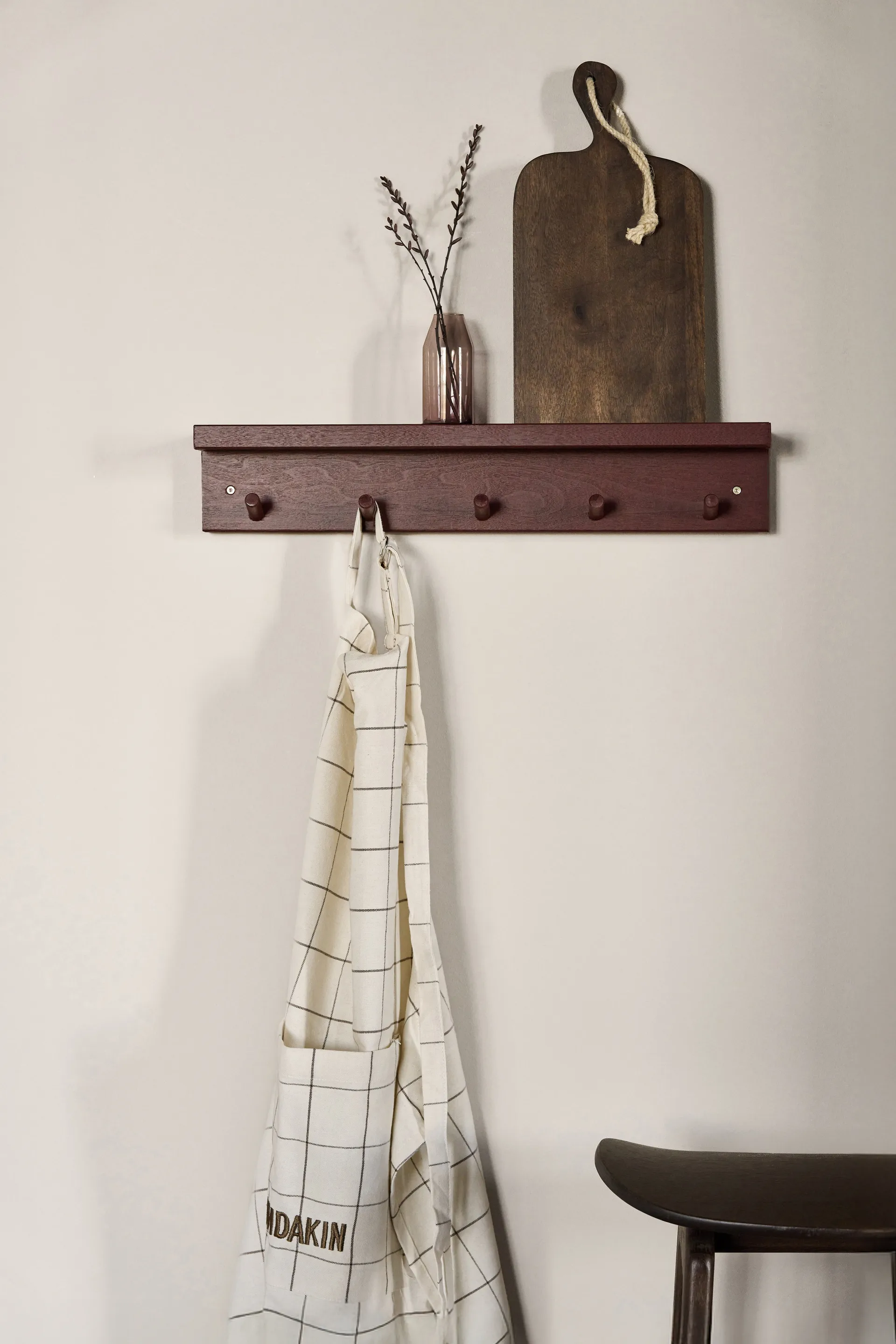 Alley knopplist met plank, Bordeaux Scandi Living