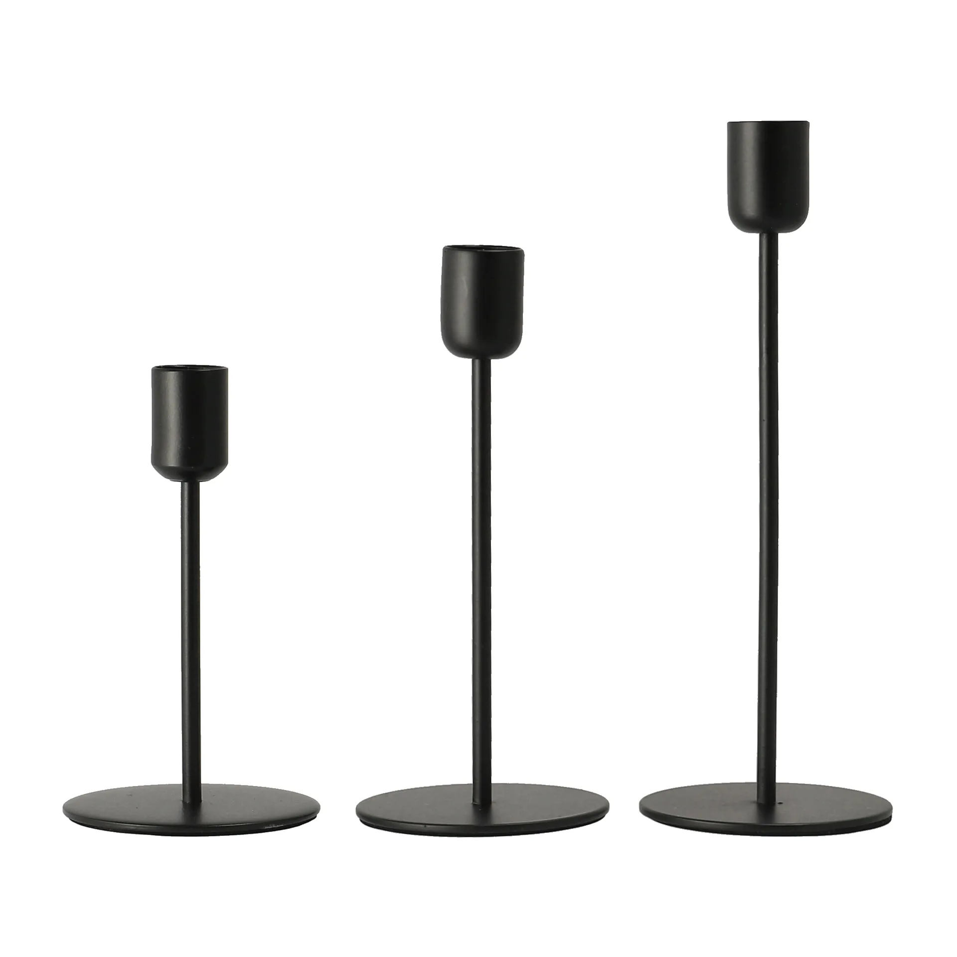 Arctic kandelaar 14 cm, Zwart Scandi Living