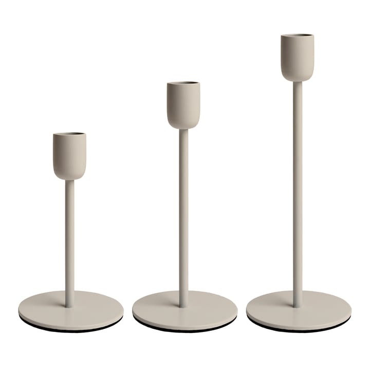 Arctic kandelaar 18 cm, Beige Scandi Living