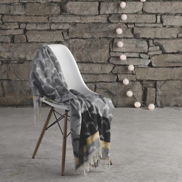 Arrow katoenen plaid, Mosterd Scandi Living