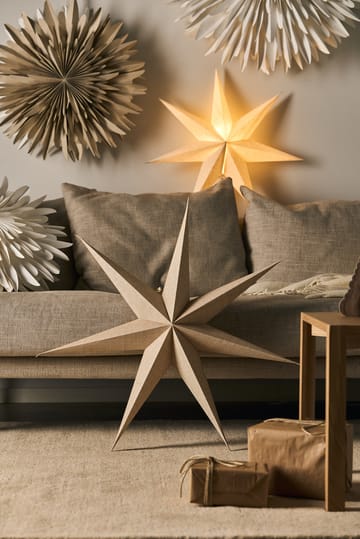 Bare adventsster natuur - 60 cm - Scandi Living