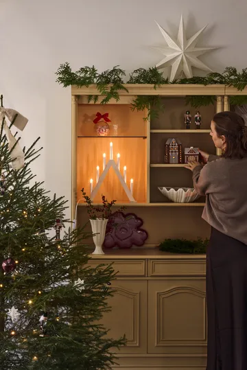 Bare adventsster wit - 45 cm - Scandi Living