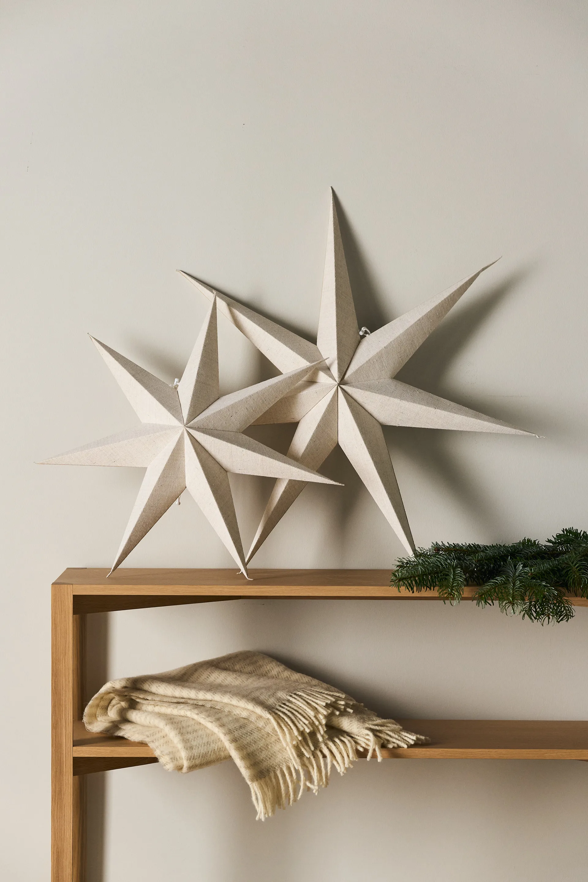 Bare adventsster wit, 60 cm Scandi Living