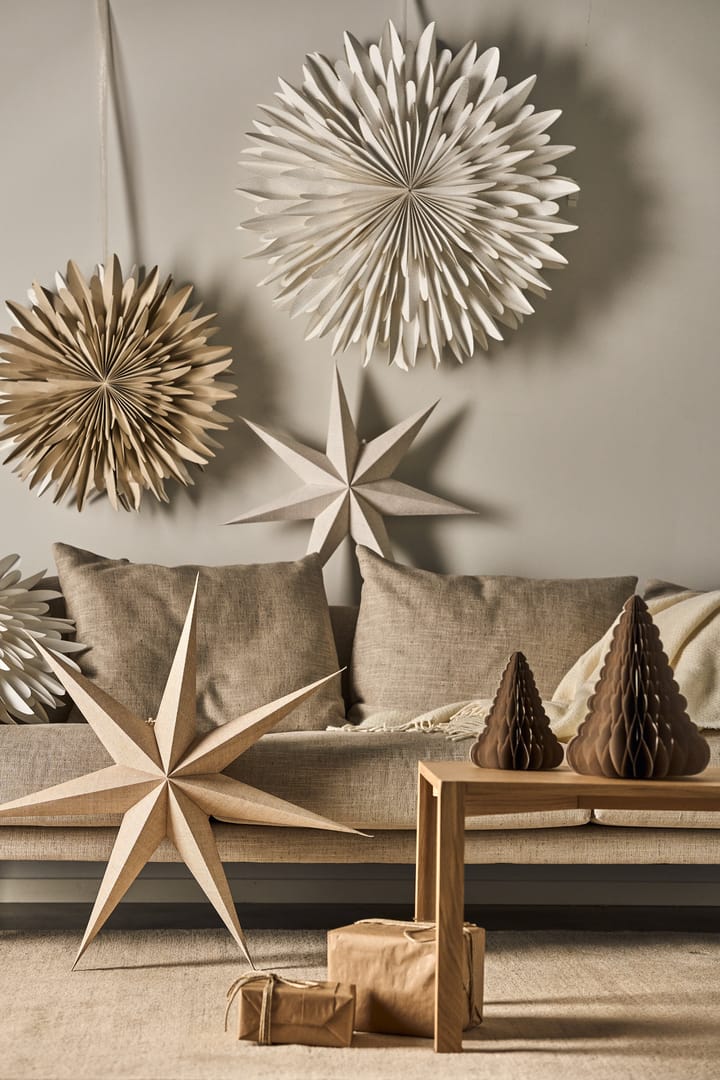 Bare adventsster wit, 60 cm Scandi Living