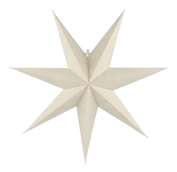 Bare adventsster wit - 60 cm - Scandi Living