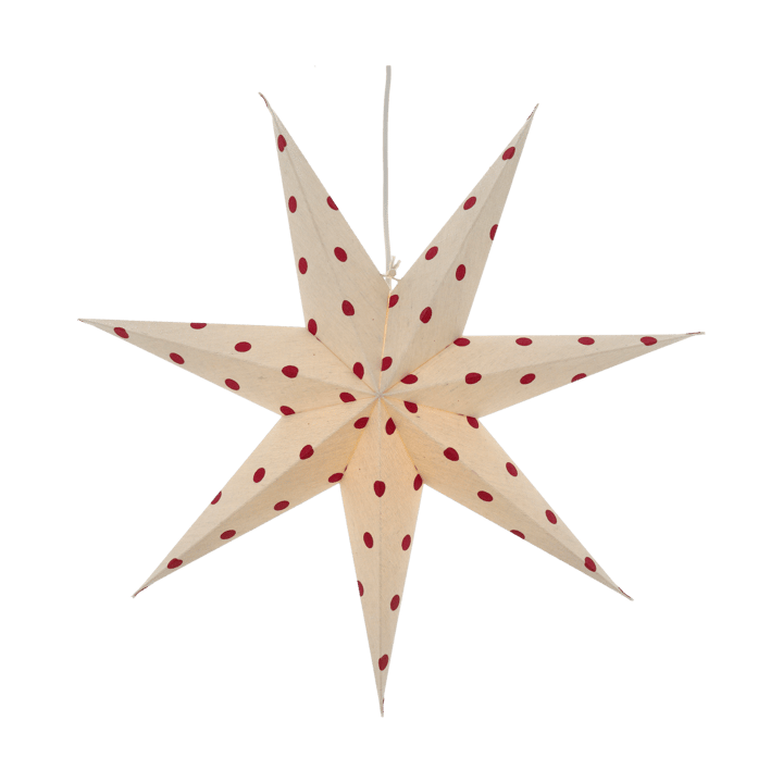Bare adventsster wit-rood gevlekt, 60 cm Scandi Living