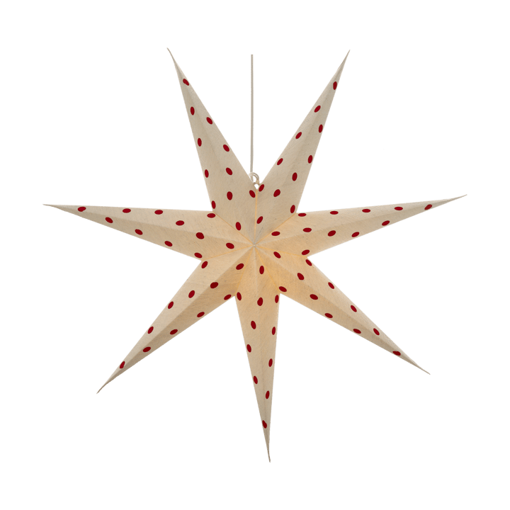 Bare adventsster wit-rood gevlekt, 80 cm Scandi Living