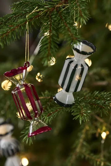 Bonbons kerstbal 6-pack - Groen - Scandi Living