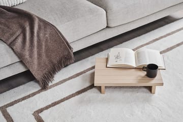 Borders wollen vloerkleed - Wit-beige 170x240 cm - Scandi Living