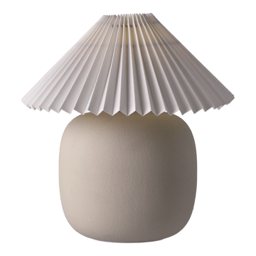 Boulder tafellamp 29 cm beige-pleated white - undefined - Scandi Living