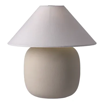 Boulder tafellamp 29 cm beige-white - Scandi Living