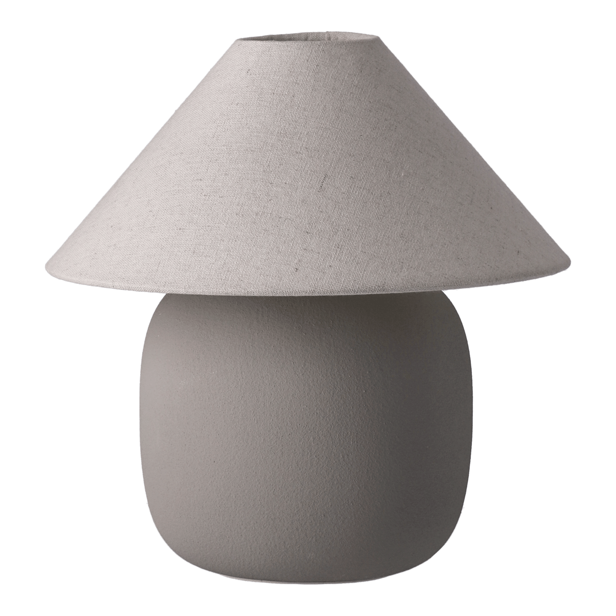 Scandi Living Boulder tafellamp 29 cm grey-nature Lampvoet