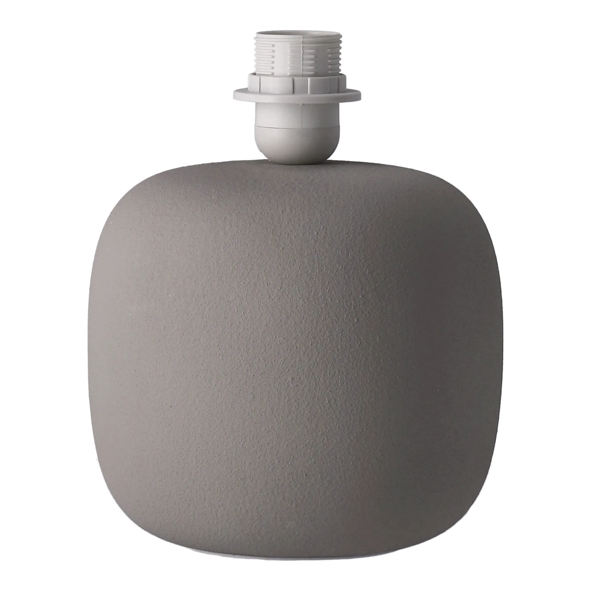 Boulder tafellamp 29 cm grey-pleated white,  Scandi Living