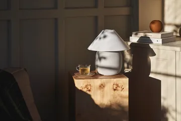 Boulder tafellamp 29 cm grey-white - Scandi Living