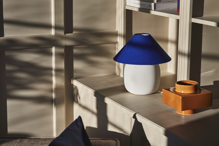 Boulder tafellamp 29 cm white-cobolt Scandi Living