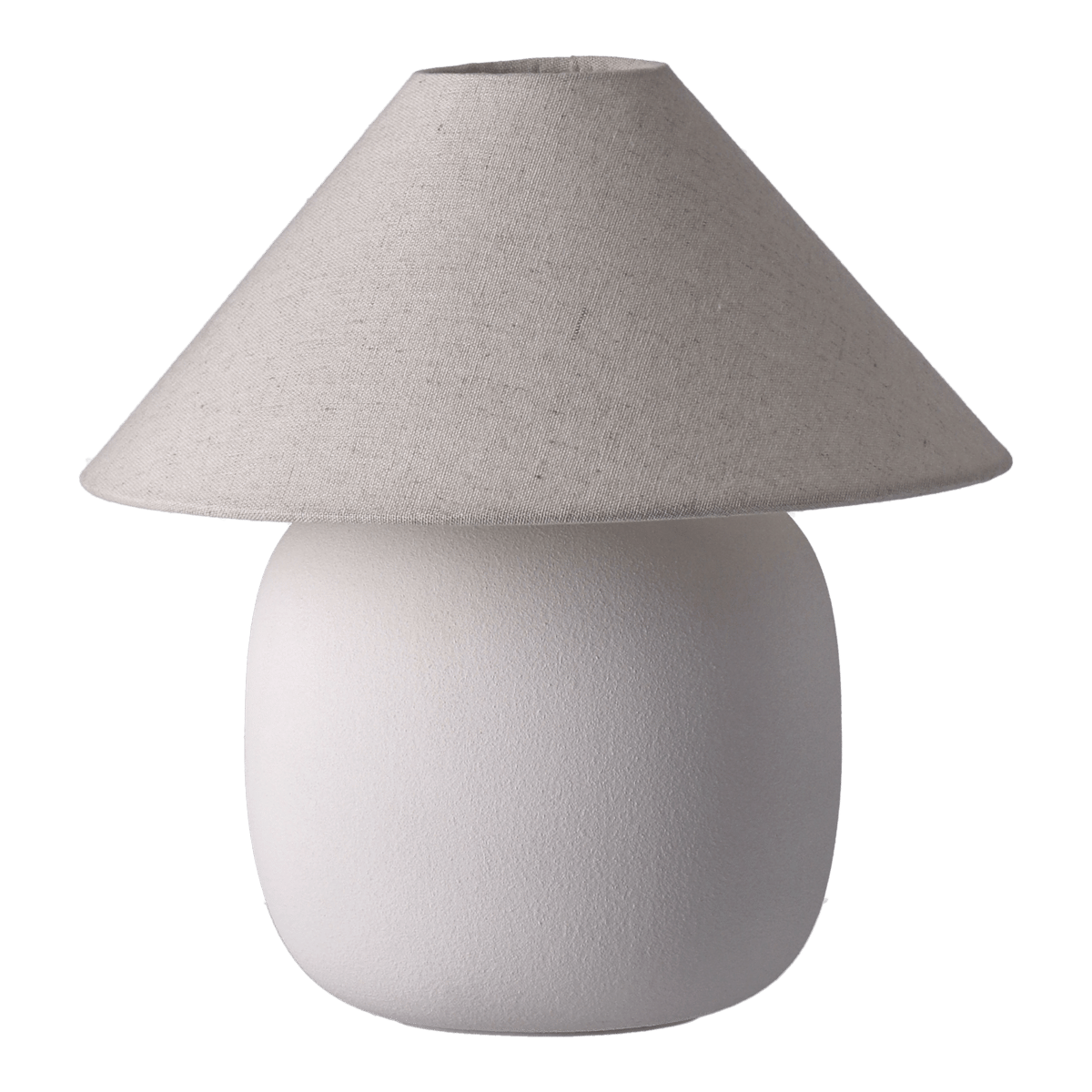 Scandi Living Boulder tafellamp 29 cm white-nature