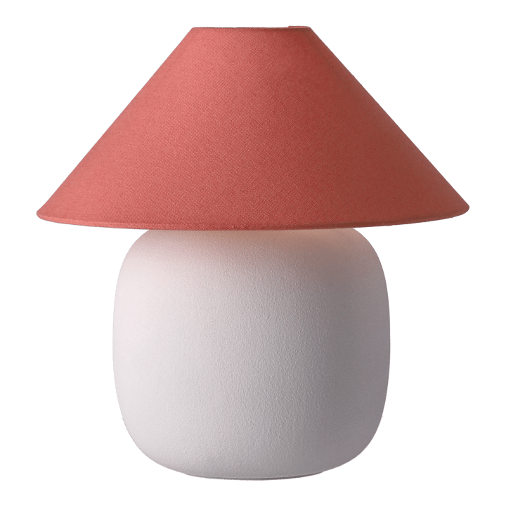 Boulder tafellamp 29 cm white-peach Scandi Living