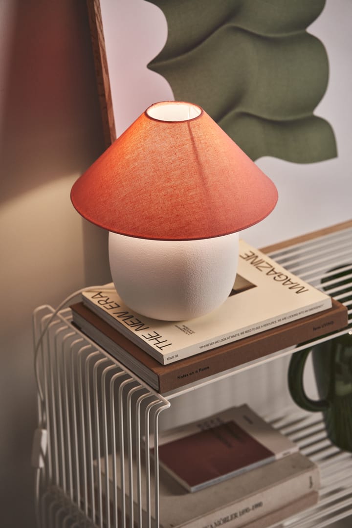 Boulder tafellamp 29 cm white-peach Scandi Living