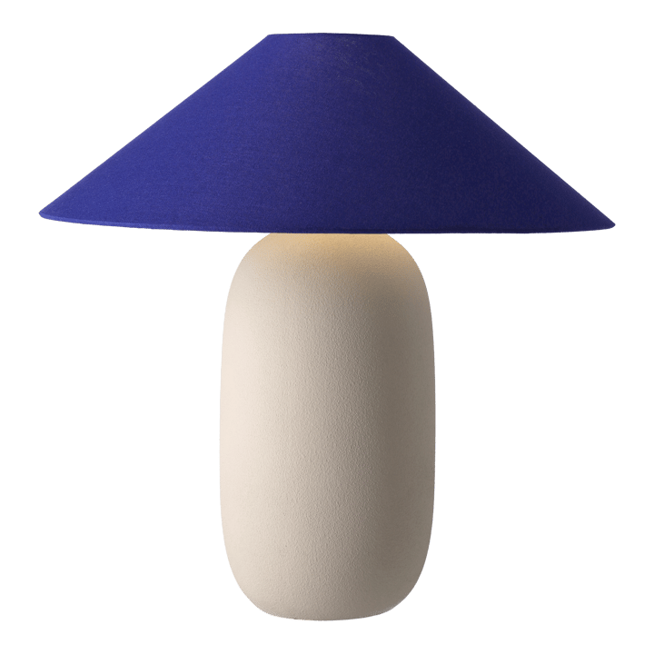 Boulder tafellamp 48 cm beige-cobolt Scandi Living