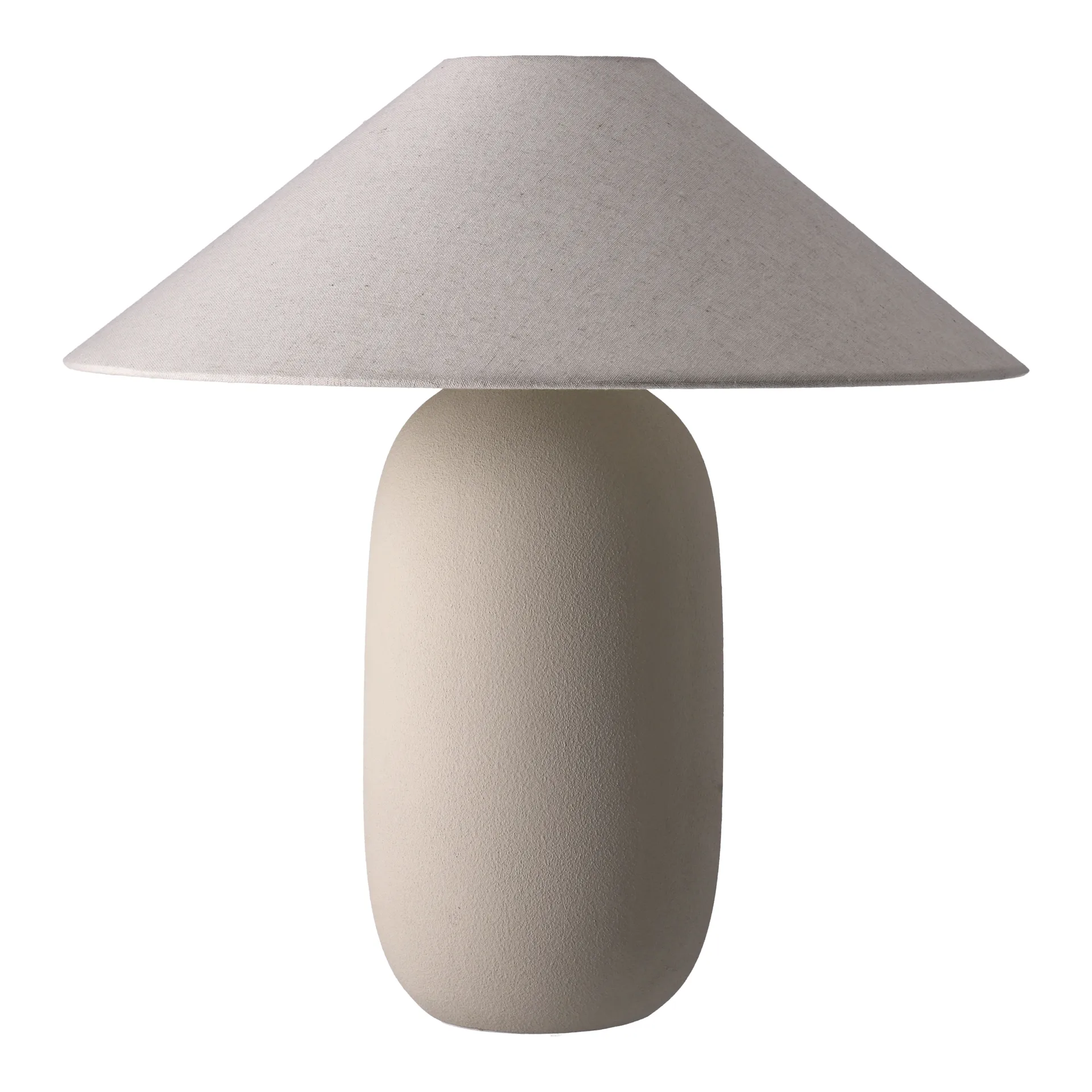 Boulder tafellamp 48 cm beige-nature,  Scandi Living