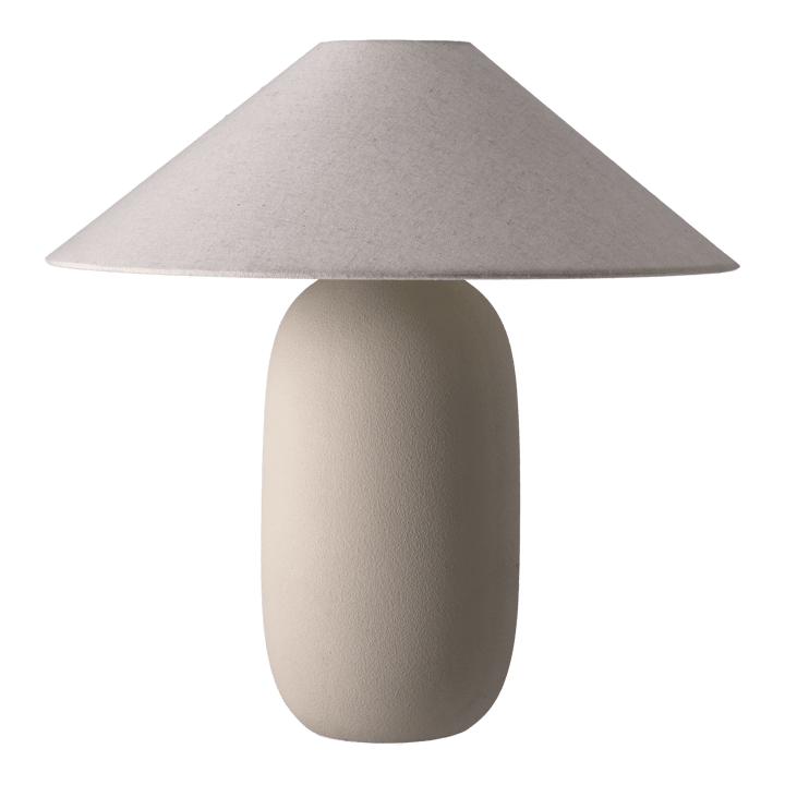 Boulder tafellamp 48 cm beige-nature - Lampvoet - Scandi Living